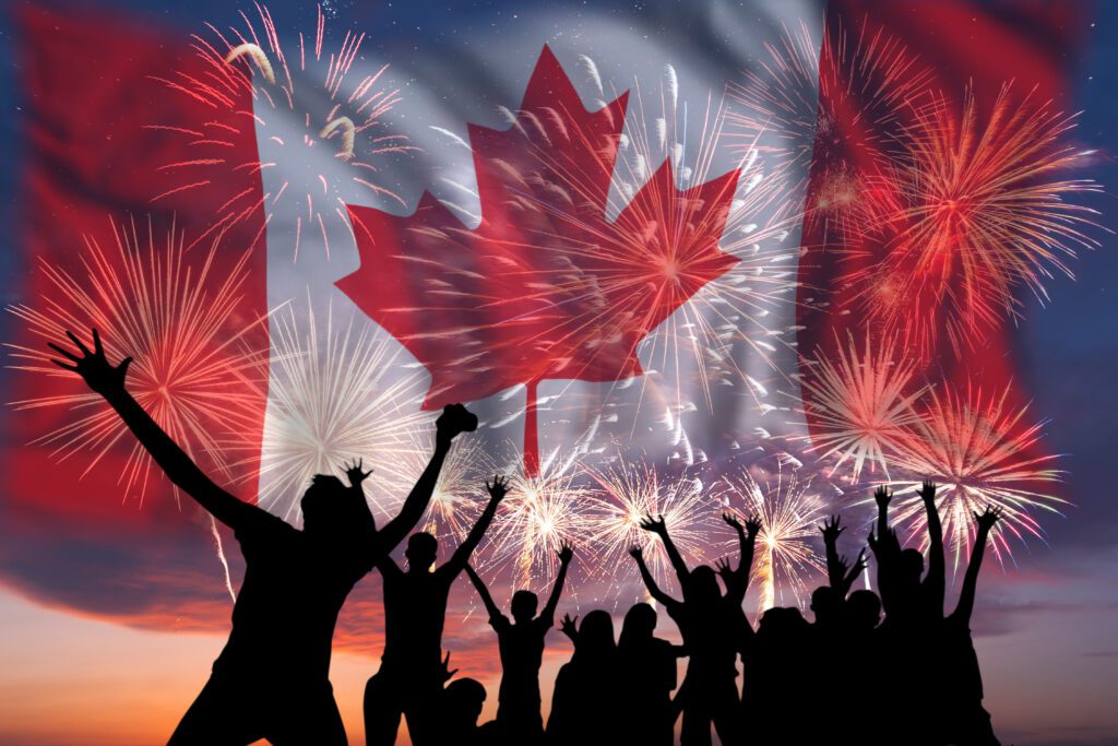 Fireworks on Canada Day